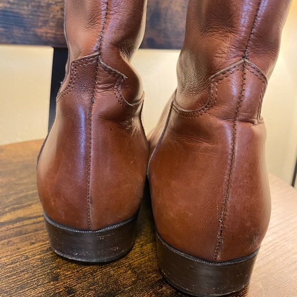 Saks Fifth Avenue Tall Leather Riding Boots - Picture 3 of 8